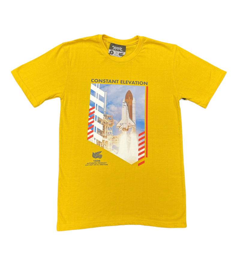 Altatude “Constant Elevation Space Shuttle” Tee Yellow